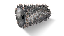 Wirtgen milling drum with Generation Z2 picks