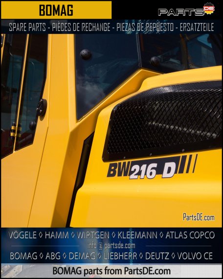 Bomag spare parts